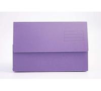 Exacompta Guildhall - Cartera para documentos (34,5 x 24,5 cm, 250 g/m², 10 unidades), color morado