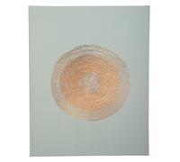 Exacompta Libro de visitas de Ellipse 47982E - Clásico - Formato 27 x 22 cm - Piel sintética con título en relieve en oro rosa - borde dorado - 100 páginas blancas lisas - Color: verde