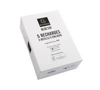 Exacompta Recambios para bloc FAF 12214E – Pack 5, 170 hojas, 21×13,5 cm, microperforados, blanco