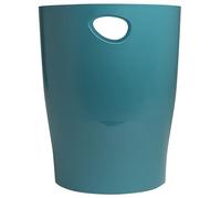 Exacompta Pack de 8 Papeleras ECOBIN Skandi Azul Pacífico