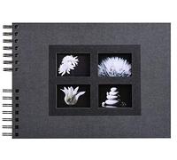 Exacompta Passion - Álbum Foto con espirales, 32 x 22 cm, Color Negro