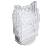 Exacompta Presentation - Expositor 15,50 x 23,90 x 66,50 cm Cristal, color Gris Lumière/Cristal 31,50 x 31,50 x 46,50 cm