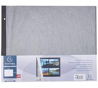 Exacompta Recambio para álbum con Tornillo Hojas Negras, 36.00 x 28.50 x 0.80 cm