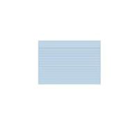 Exacompta - Ref. 10819SE - Caja de 20 paquetes de 100 fichas bristol con líneas no perforadas - en película - formato 105 x 148 mm - color azul