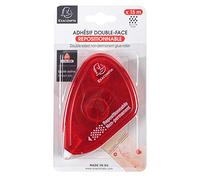 Exacompta Adhesivo de Doble Cara de 15 m, Blanco, 16.0 x 9.0 x 2.5 cm