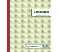 Exacompta - Ref. 13103AE - 1 Manifold Pedidos - 50 hojas numeradas y autocopiantes en 3 copias (1 original + 2 copias) - formato 210 x 180 mm - fabricado en Francia