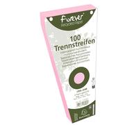 Exacompta - Ref. 13535E - Caja de 6 paquetes de 100 conectores intercalares trapezoidales lisos perforados Forever - 105 x 240 mm - Rosa