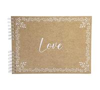 EXACOMPTA Kraft Álbum de Fotos, Papel, marrón, spiralé - 32 x 22 cm