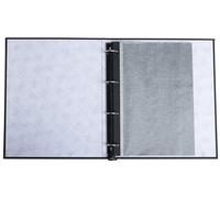 EXACOMPTA - Ref- 16816E - Caja de 3 recambios de 20 páginas para álbum de fotos archivador en formato 21 x 29,7 cm, con hojas protectoras de cristal, color negro