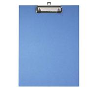 Exacompta - Ref. 17292E - Caja de 10 soportes de clip de cartón reenvuelto papel recubierto con pinza y sistema de fijación de pared - Dimensiones: 23 x 32 cm para documento en formato A4 - Azul