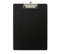 Exacompta - Ref. 19291E - Caja de 10 soportes para bloques de pinza con bolsa de plástico en la parte posterior - Sistema de fijación de pared - Dimensiones: 23 cm x 32 cm para documento A4 - Negro