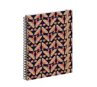 Exacompta - Ref. 2004535E - 1 Agenda de escritorio SAS 20 Lady Color Design 15 x 21 cm Semana Semana Septiembre 2025 a Agosto 2026. - Aves visuales