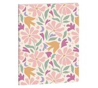 EXACOMPTA - Ref. 210509E - 1 cuaderno Paloma a rayas, formato A5 - Visual flores