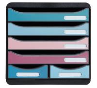 Exacompta - Ref. 312606D - 1 módulo de clasificación Big Box Maxi 6 cajones Skandi - colores surtidos