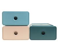 Exacompta - Ref. 315406D - Caja de cartón de 3 módulos de clasificación Tiny Box 1 cajón Skandi superponible, dimensiones externas: profundidad 19 x ancho 26,5 x altura 10 cm