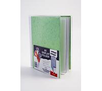 Exacompta - Ref 3176Z - Europa - Carpeta de PVC de alta calidad, apta para A5, 230 x 184 mm, tablero prensado moteado de 300 micras en bolsillos de PVC, lomo soldado transparente, 12 bolsillos