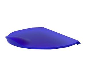 Exacompta - Ref. 40003D - 1 tapa con solapa TRI-BIN - Apto para cubo de basura de 50 litros EcoBlack ref. 44214D específicamente diseñado para la clasificación de fuente según el tipo de residuo