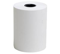 Exacompta - Ref. 40866E - Paquete de 5 bobinas para tarjetas bancarias, 57 x 46 mm, 24 m, 1 pliegue térmico de 55 g/m2 sin fenol, color blanco