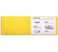 Exacompta Foldyne Clasificador Carton Reciclado Din A4 Amarillo 250g