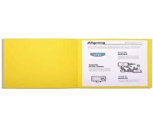 Exacompta - Ref. 410005E - Förpackning med 100 st Forever® 220 g/m2 styva mappar - 100% återvunna och Blue Angel-certifierade - storlek 24 x 32 cm för A4-format - färg gul