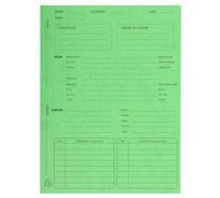 Exacompta - Ref. 445103E - Caja de 5 paquetes de 25 carpetas de procedimiento, en tarjeta brillante de 265 g/m2, dimensiones 25 x 32 cm para documentos en formato A4, color tilo