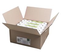 Exacompta - Ref. 44919E - Caja de 50 bobinas para billetes de caja 80 x 68 mm, 70 m, 1 pliegue térmico de 48 g/m2 sin fenol - Blanco