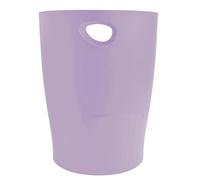 EXACOMPTA - Ref. 45364D - Cartón de 8 cestas de papel con asas ECOBIN Aquarel - Gran capacidad 15 litros - Dimensiones 26,3 x 26,3 x 33,5 cm - para oficina o casa - Malva