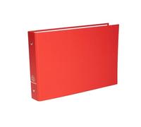 Exacompta - Ref. 51060E - Cartón de 10 archivadores rígidos para conectores de bristoles equipados con separadores ref. 804E - 2 anillos redondos 25 mm - Parte trasera 40 mm - Dimensiones exteriores: