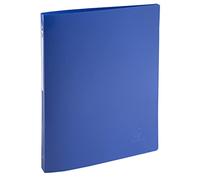 Exacompta - Ref. 51110E - Caja de 20 carpetas flexibles Bee Blue - 4 anillas redondas de 15 mm de diámetro - Fondo de 20 mm - Dimensiones exteriores 32 x 25 cm - Formato de archivo A4 - Colores