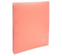 Exacompta - Ref. 51977E - Cartón de 15 archivadores Chromaline - 4 anillas redondas de diámetro 30 mm - Parte trasera 40 mm - Dimensiones 32 x 26,8 cm - Tamaño A4 Maxi - Coral
