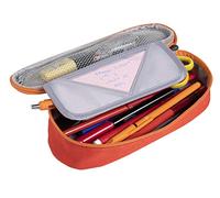 Exacompta - Ref. 52830E - Caja de 6 kits compactos Plumier - de poliéster reciclado certificado - diseñados para encontrar fácilmente lo indispensable - colores naranja, turquesa