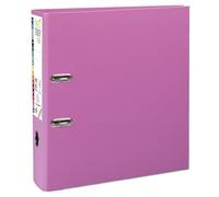 Exacompta - Ref. 53355E - Cartón de 10 archivadores con palanca A4 MAXI Prem'Touch - Espalda 80 mm - Mecánica 80 mm - Dimensiones exteriores: 32 x 30 x 8 cm - Tamaño A4 Maxi - Color: rosa