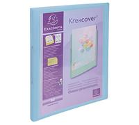 Exacompta - Ref. 54279E - 1 carpeta suave - de polipropileno - Kreacover pastel - 2 anillos redondos de diámetro 15 mm - dimensiones 320 x 250 mm - para tamaño A4 - color aleatorio
