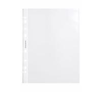 Exacompta - Ref. 5760E - Cartón de 1000 fundas perforadas PP granulado de alta calidad - Perforación universal de 11 agujeros - Dimensiones 23 x 30,5 cm - Tamaño A4 - Color cristal