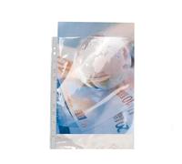 Exacompta - Ref. 5920E - Cartón de 1000 bolsas perforadas de polipropileno liso de alta resistencia, grosor 9/100ª - Perforación universal de 11 agujeros - Tamaño de clasificación A4 - Incoloro