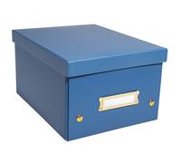 Exacompta - Ref. 62252E - Caja de almacenamiento con 5 cajas de almacenamiento Neo Deco - Se entrega en plano - Fácil de montar gracias a los botones a presión - Tamaño A5 - Dimensiones 20 x 26 x 15