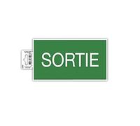 Exacompta - Ref. 67006E - Panel adhesivo antideslizante de PVC 1 Salida 20x11 cm - Verde