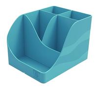 Cubilete portalapices exacompta wave skandi plastico reciclado color azul pacifico - 69534D