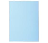 Exacompta - Ref. 850106E - Caja de 10 paquetes de 100 camisetas SUPER 60 g/m2 en colores pastel - en camisas con certificación PEFC™ - Medidas 22 x 31 cm para tamaño A4 - color azul claro
