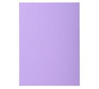 Exacompta - Ref. 850116E - Cartón de 10 paquetes de 100 camisetas SUPER 60 g/m2 en colores pastel - en camisas certificadas PEFC™ - Medidas 22 x 31 cm para tamaño A4 - color lila