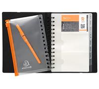 Exacompta - Ref. 85034E Exacard - Caja de 50 recambios para portatarjetas de visita extraíble con anillas (ref. 75034E) - Capacidad 60 tarjetas - Dimensiones: 19 x 12,5 cm