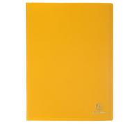 Exacompta - Ref. 85109E OPAK - Cartón de 8 protectores de documentos (100 fundas granuladas, antirreflectante, 200 vistas, tamaño A4, 24 x 32 cm), color amarillo