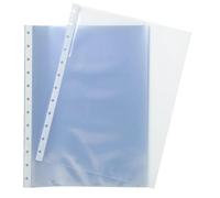 Exacompta - Ref. 86134E - Caja de 10 recambios de 10 fundas de cristal translúcido de alta calidad para protectores de documentos extraíbles con anillas Exactive - para tamaño A4