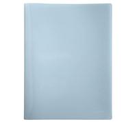 Exacompta - Ref. 88130E - 1 funda para documentos Bee Blue - 40 fundas de cristal liso - 80 vistas - para A4 - Tamaño 24 x 32 cm - Cubierta de PP reciclado semirrígida - 4 colores aleatorios