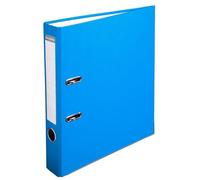 Exacompta - Ref. 915412B - Cartón de 20 archivadores con palanca A4 - Espalda 50 mm - Mecánica 50 mm - Dimensiones exteriores: 32 x 29 cm - Tamaño A4 - Azul claro