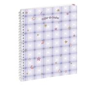 Exacompta - Ref. 9901022E - 1 cuaderno de texto Elsa Tartan 17 x 22 cm