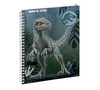 Exacompta - Ref. 9901073E - Cuaderno de texto Jurassic World Raptor 17 x 22 cm - Visual Raptor