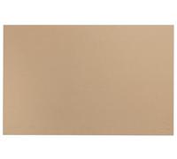Exacompta - Ref. OfficeByMe 60602D - 1 Soporte de cartón rígido compatible con ratones ópticos y láser, formato ancho de gran longitud y profundidad corta, 57,5 x 37,5 cm, color beige