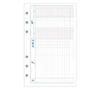 Exacompta Refill 18214 Hojas Recipes-pasar Organizador Exatime 17 47 Blanco Paquete