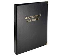 'Exacompta reliure "mouvements del titres, classeur carpeta de 4 VE = 1